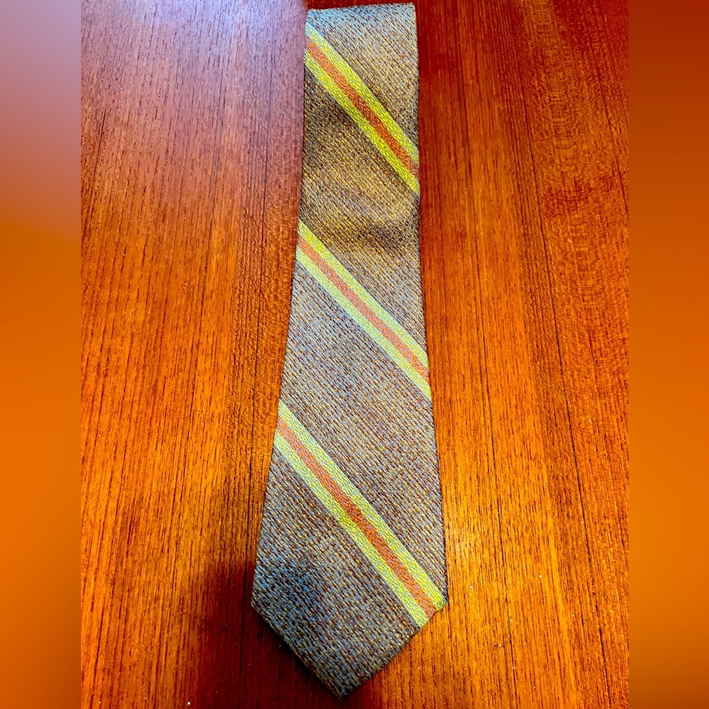 Textured silk tie Tonelli